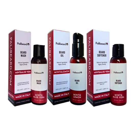 Kit da olio balsamo e detergente da 100ml
