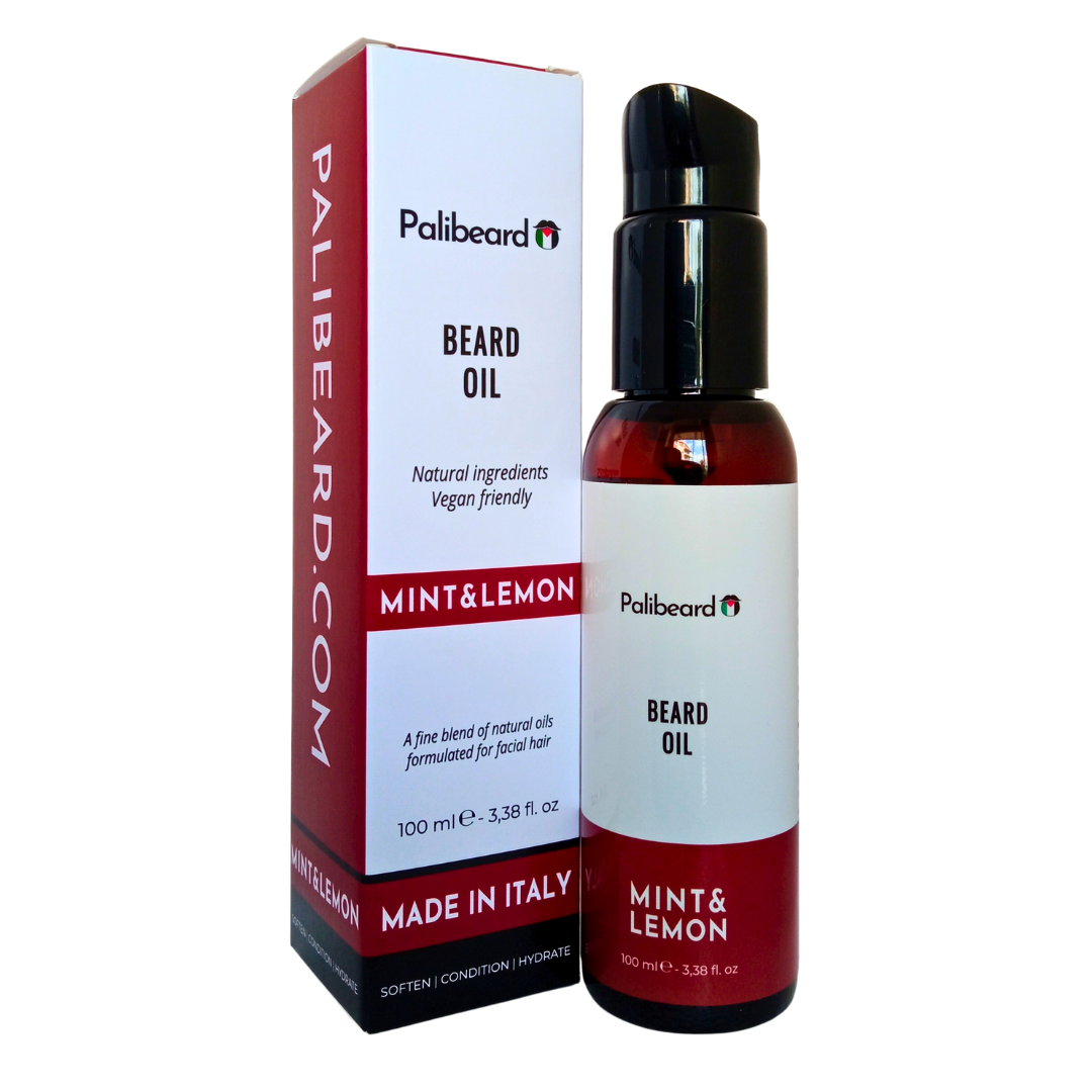Olio da barba menta e limone 100ml palibeard